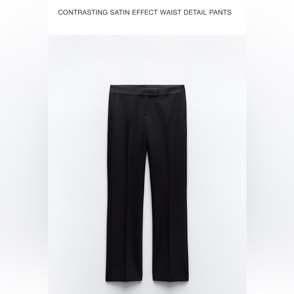 CONTRASTING SATIN EFFECT WAIST
S | BLACK
REF. 8879/593 - Picture 2 of 2